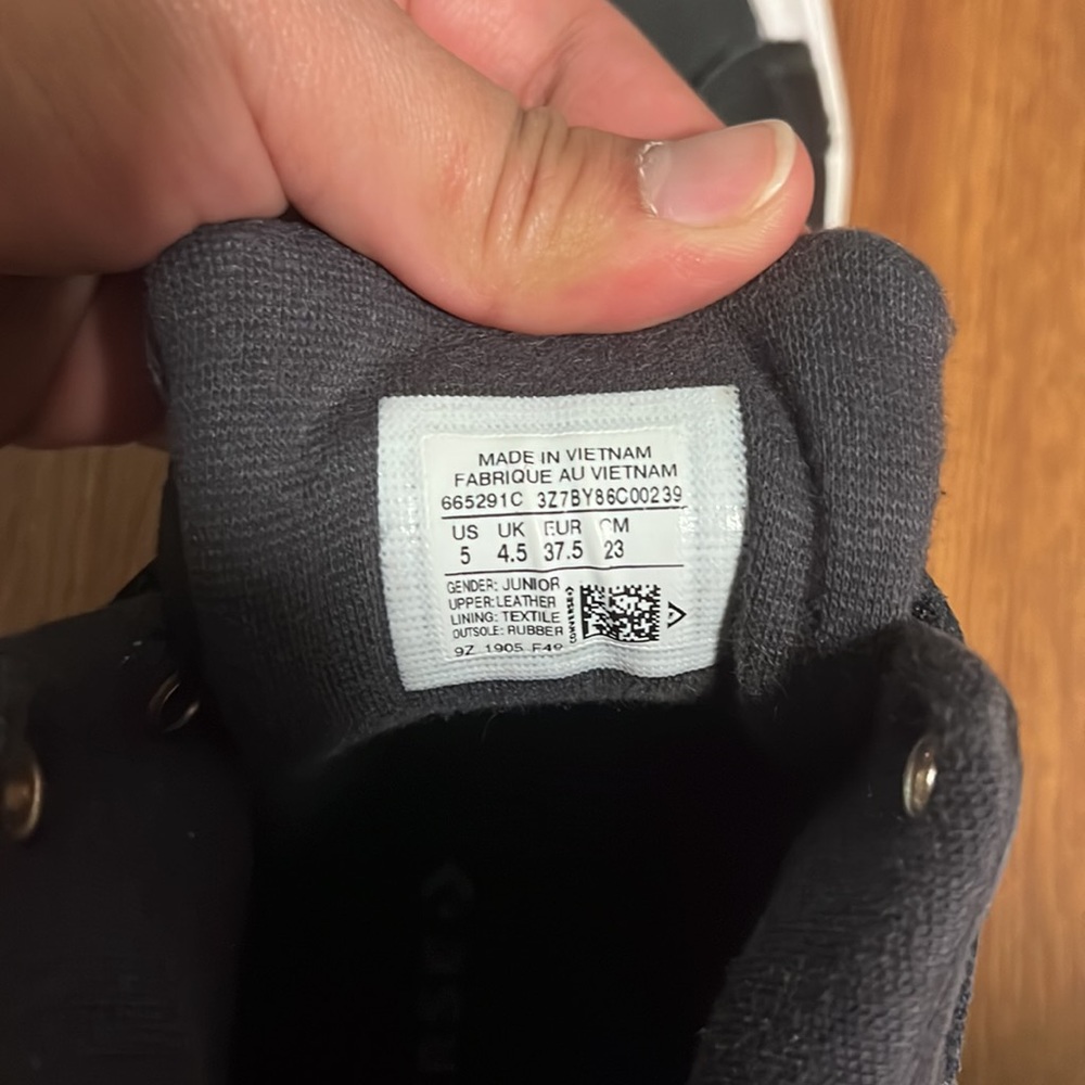 CONVER HIGH TOP SIZE US 5 - Picture 5 of 6